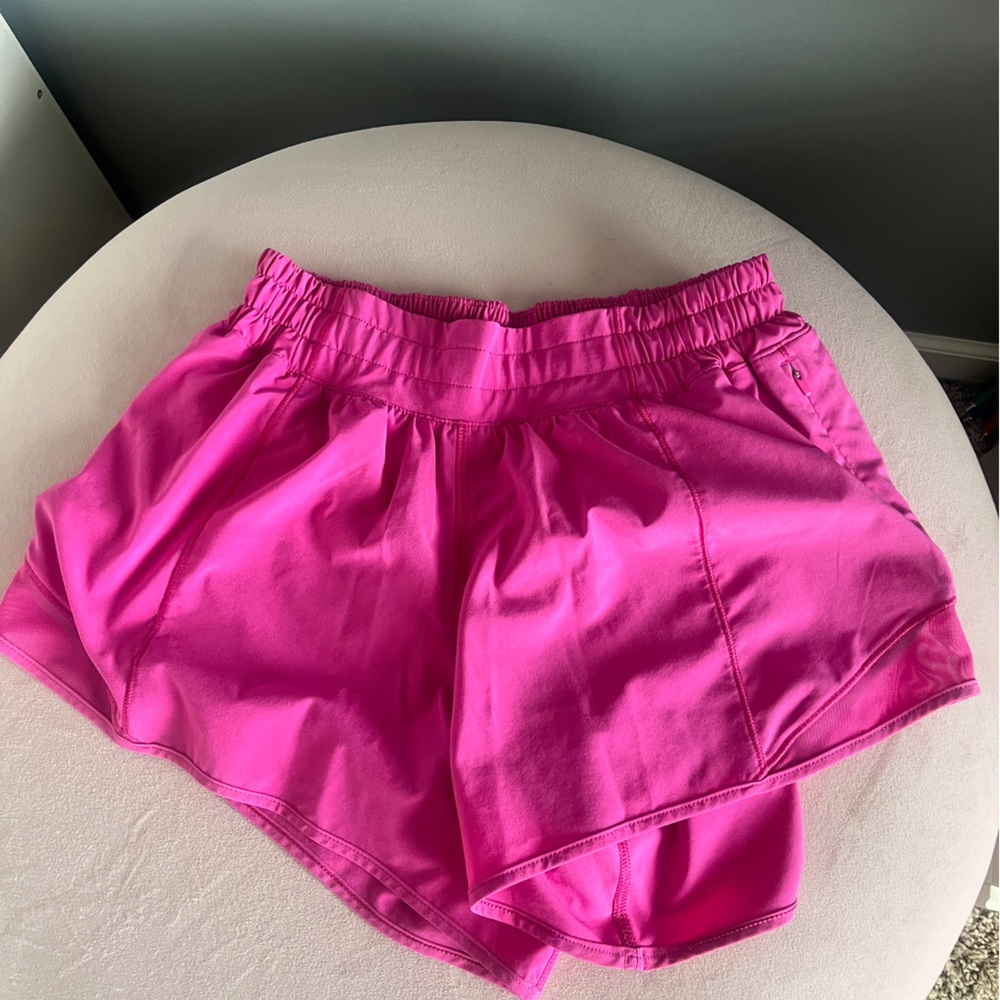 lululemon athletica Pink Athletic Shorts 4" LR